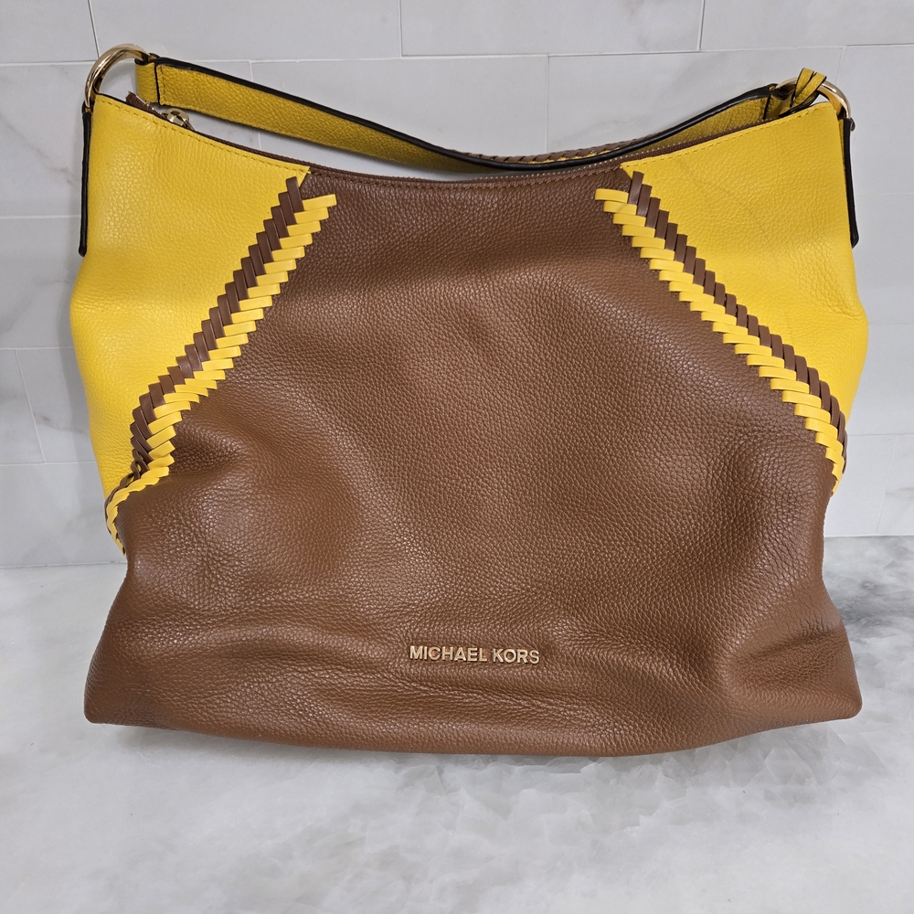 Michael Kors Hobo Bag in Yellow and Brown